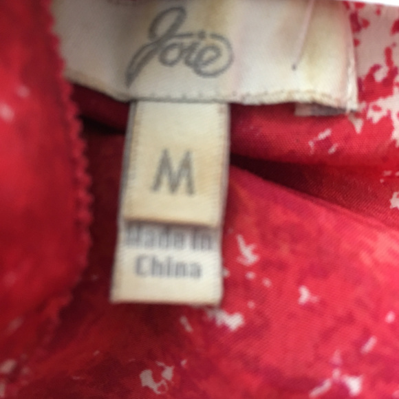 Joie Abstract Floral Saunders Tank 100% Silk - Picture 5 of 6